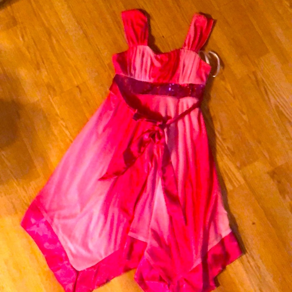 Multi shades of pink party dress size 8